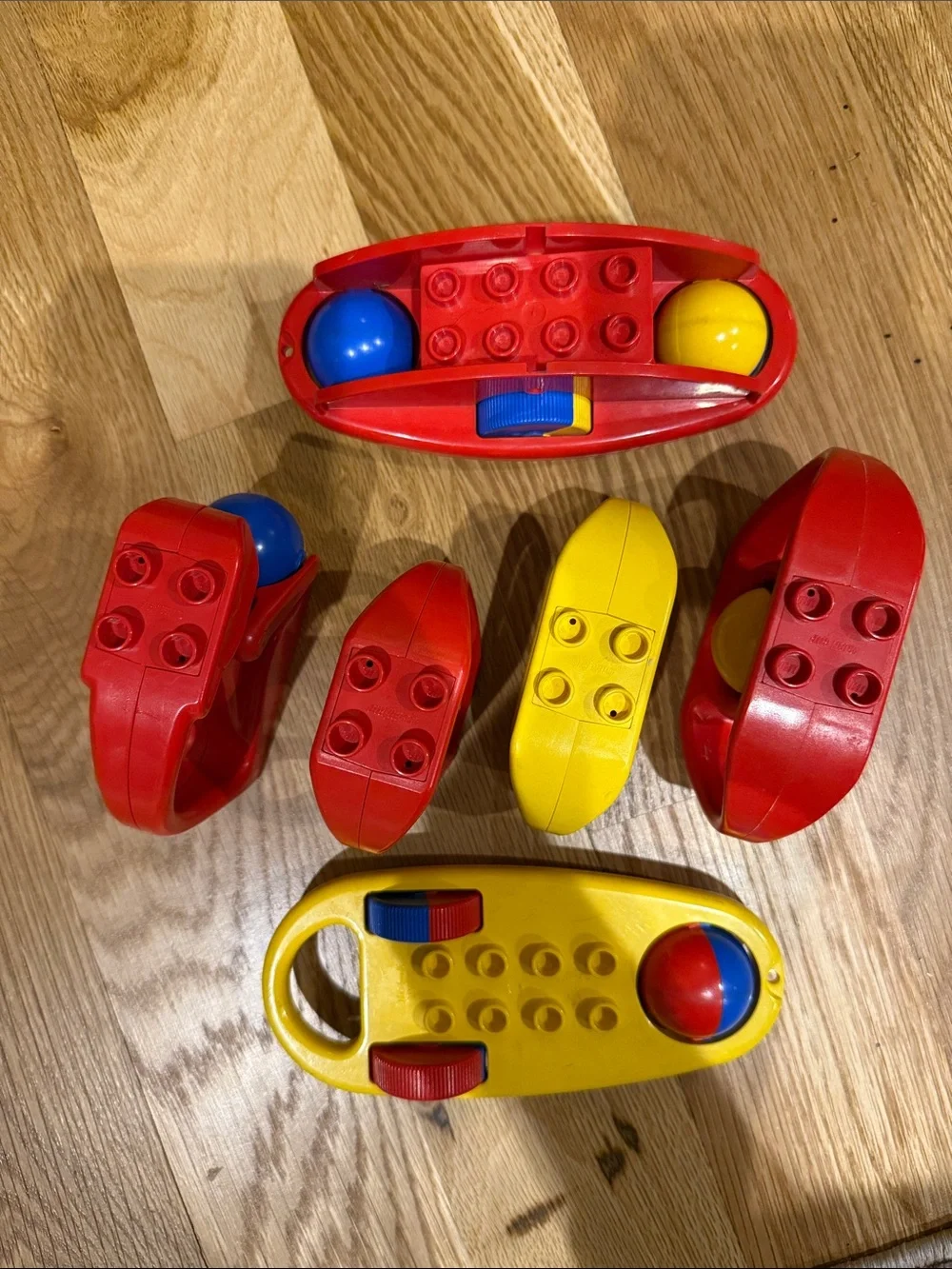 Vintage LEGO Duplo Baby Rattles and Pull Toys (Set of 6)